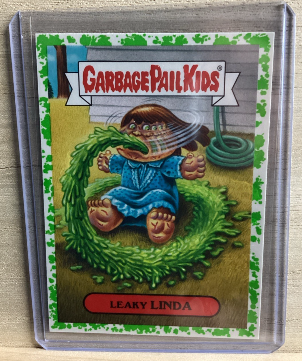 2018 Topps Garbage Pail Kids - Leaky Linda - Green