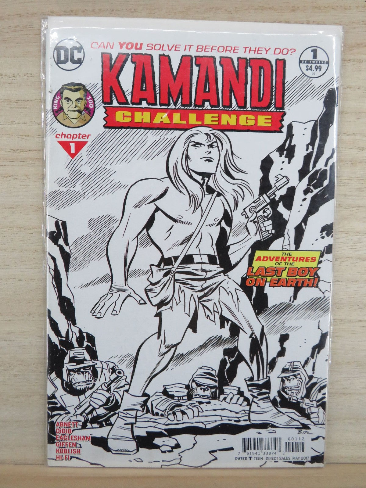 Kamandi Challenge #1 May 2017 - Sketch Variant Cover - DC Comic