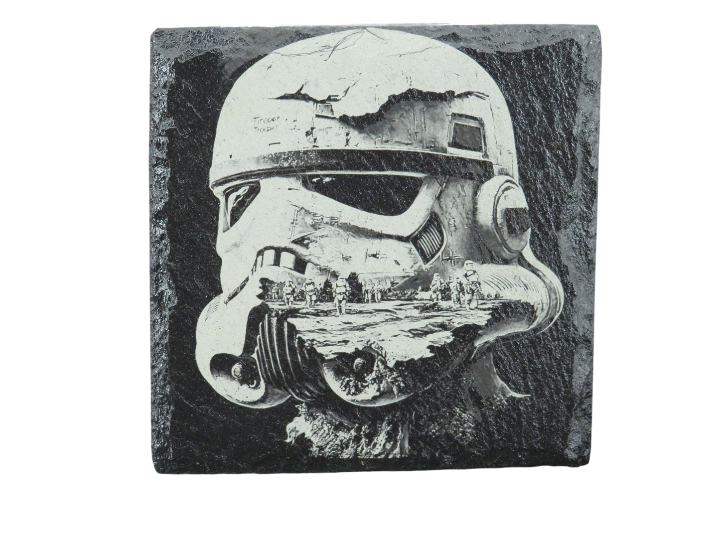 Laser Engraved Slate Coaster - SW7