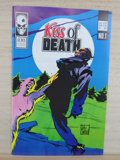 Kiss Of Death #1 - Acme Press Comic - 1987