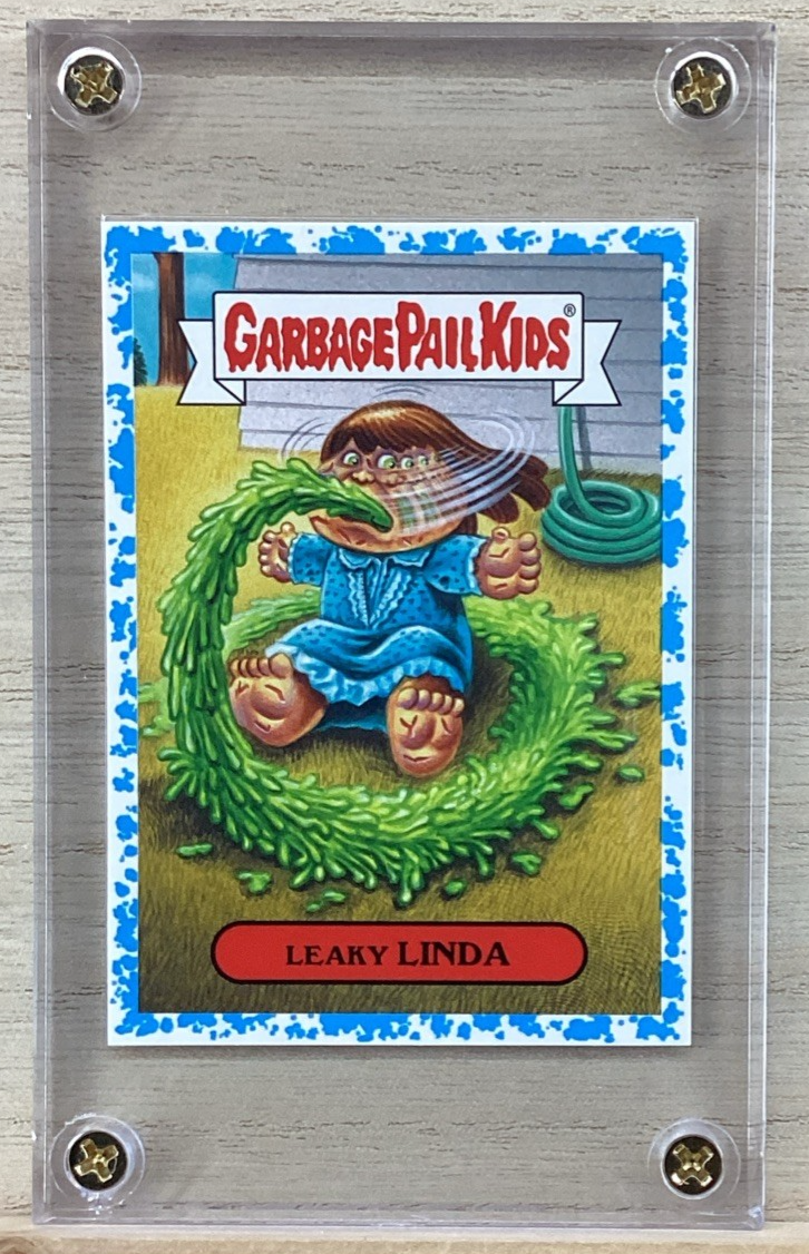 2018 Topps Garbage Pail Kids - Leaky Linda - Blue 23/99