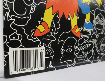 Simpsons Comics #3 1994 Double Side Flip Book Krusty Klown Bongo Comics Group