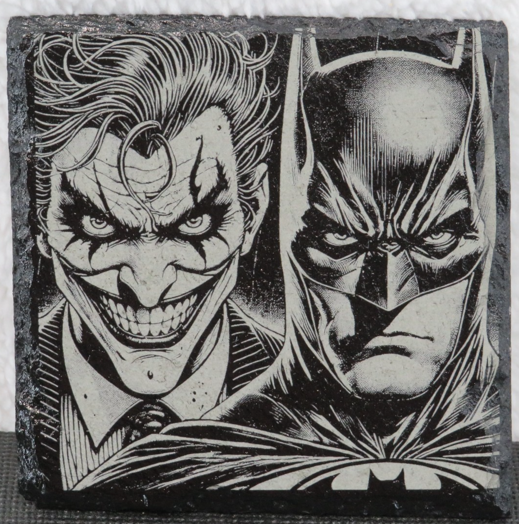 Laser Engraved Slate Coaster - BM3