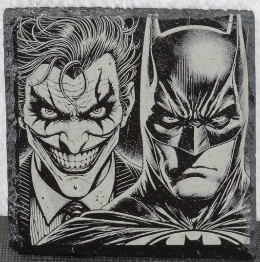 Laser Engraved Slate Coaster - BM3