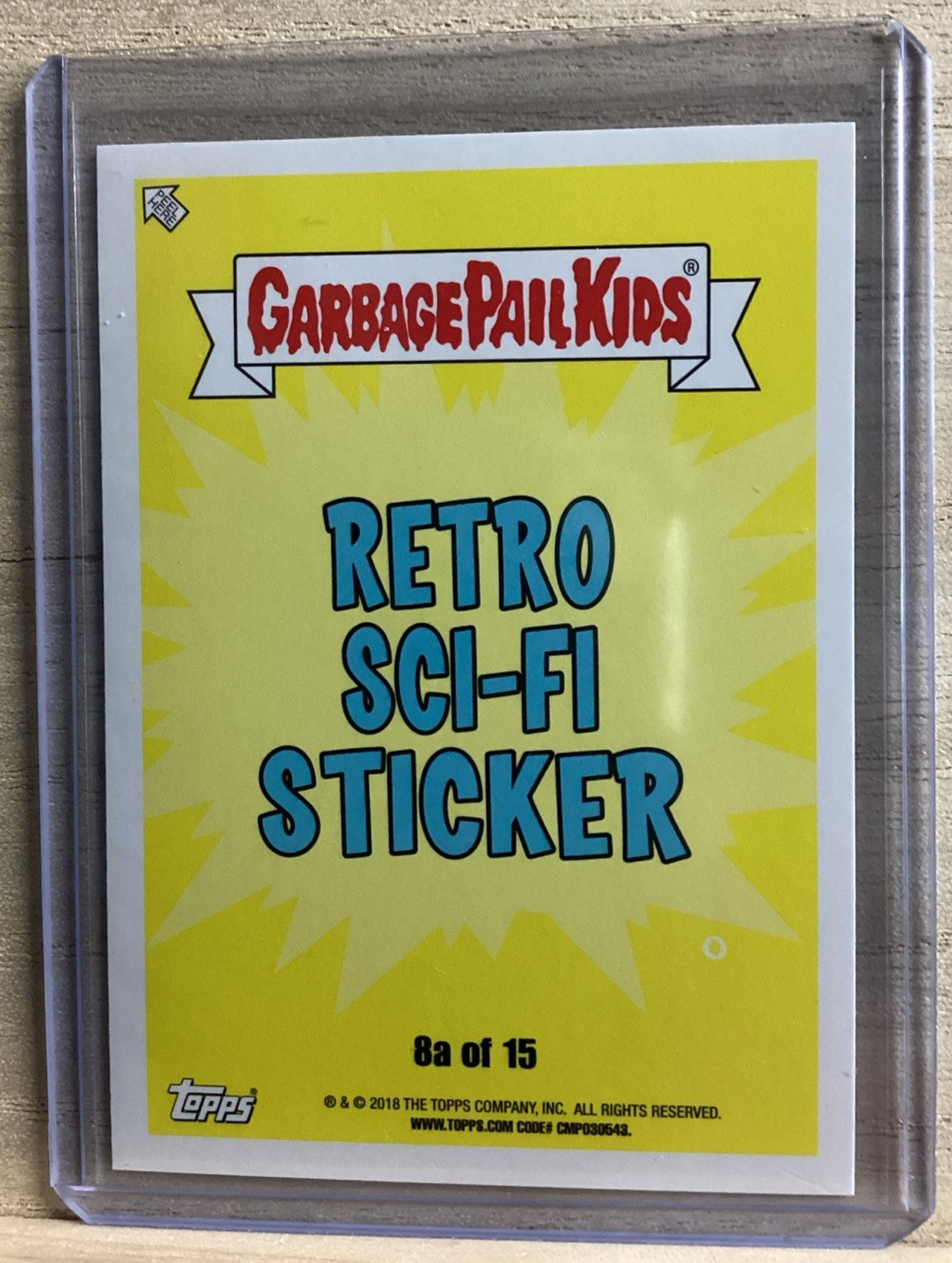 2018 Topps Garbage Pail Kids - Bob Blob - Green
