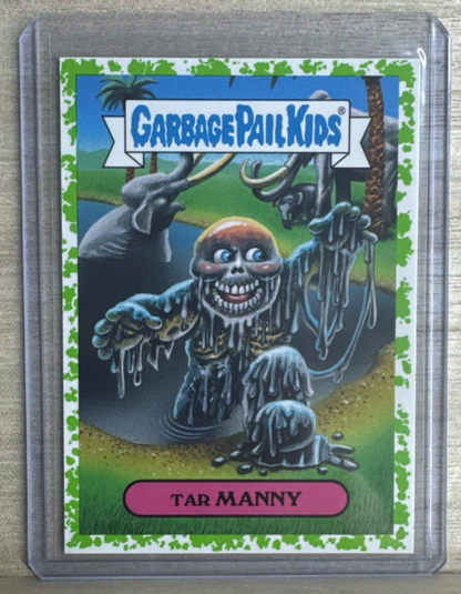 2018 Topps Garbage Pail Kids - Tar Manny - Green