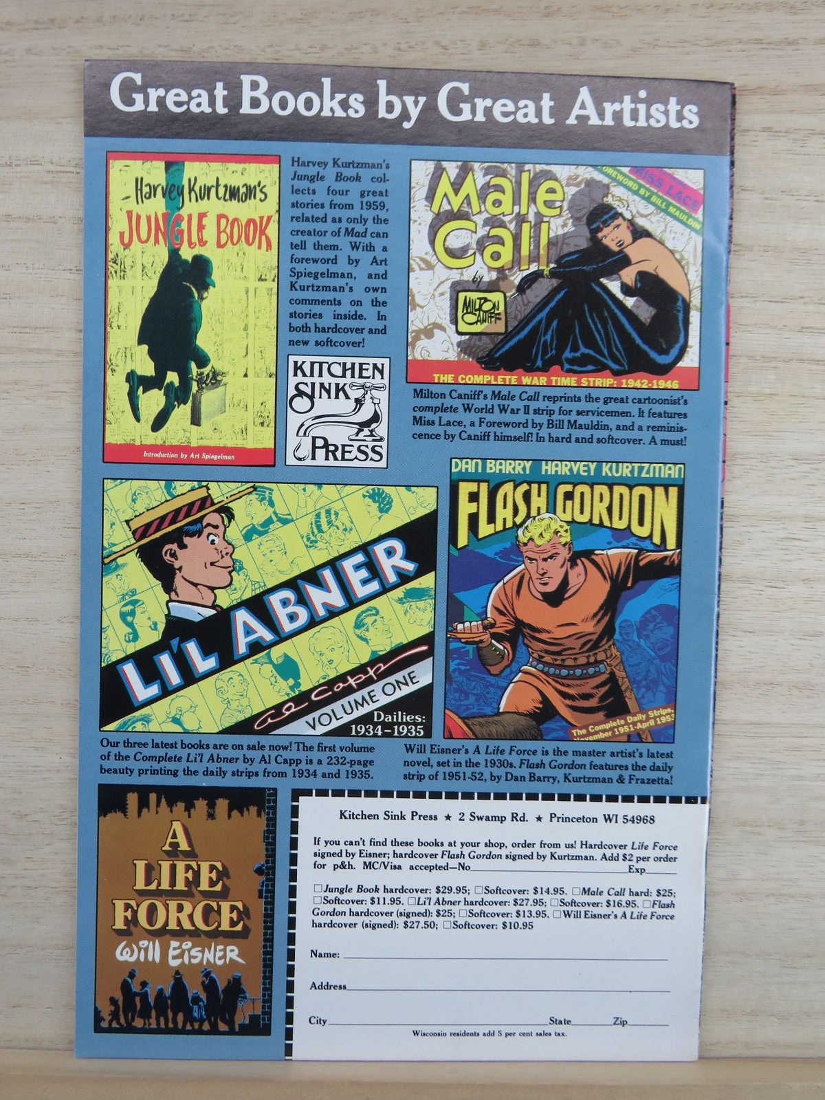Kings In Disguise #4 of 6 - Kitchen Sink Press Comic - 1988