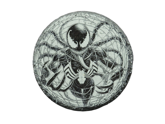 Laser Engraved Round Slate Coaster - MV3