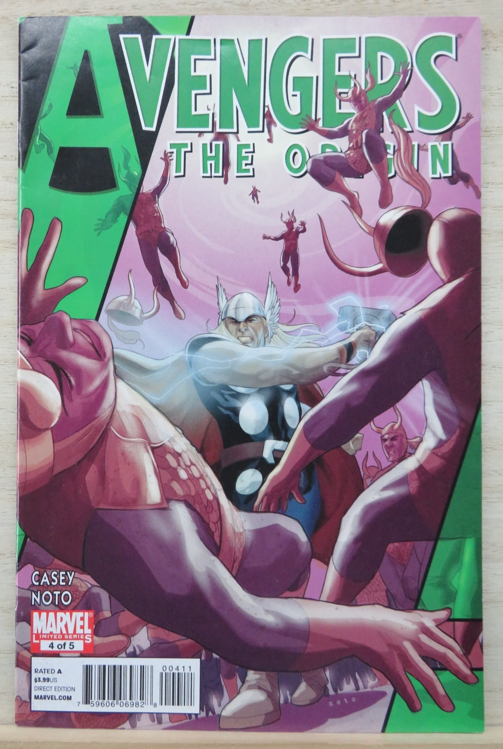 Avengers The Origin #4 of 5 - Marvel Comic - 2010