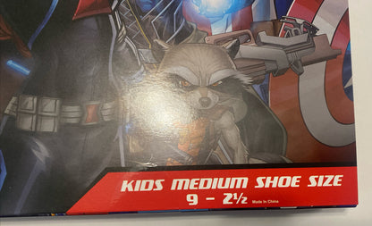 Marvel 15 Days of Socks Kids Medium Shoe Sz 9 - 2 1/24