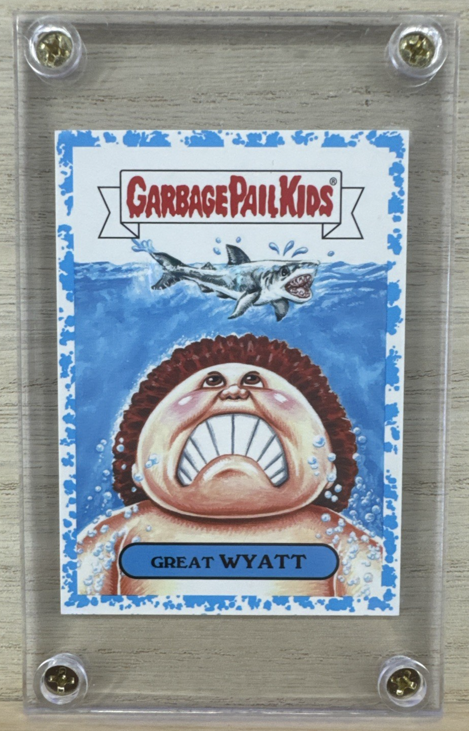 2018 Topps Garbage Pail Kids - Great Wyatt - Blue 78/99