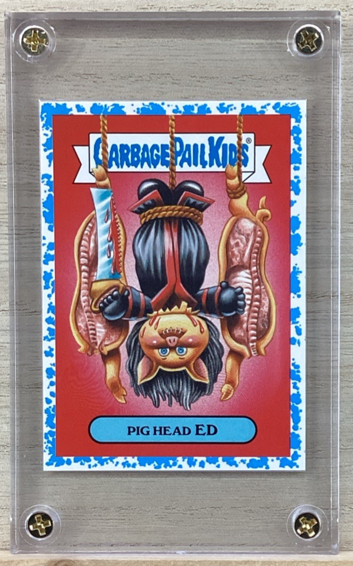 2018 Topps Garbage Pail Kids - Pig Head Ed - Blue 47/99