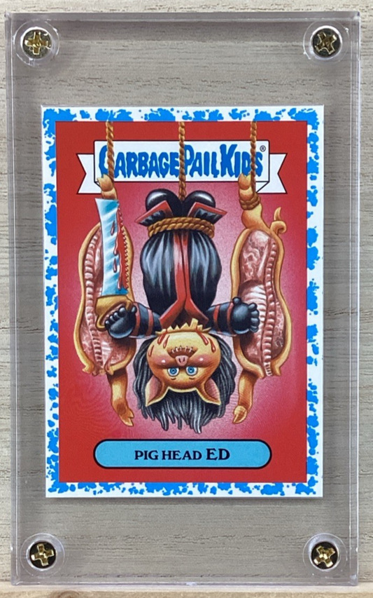2018 Topps Garbage Pail Kids - Pig Head Ed - Blue 47/99