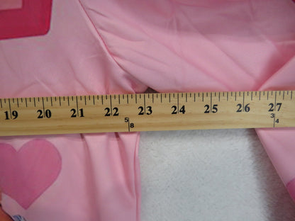 BTS Pink Hearts Long Sleeve Hoodie - Size Medium