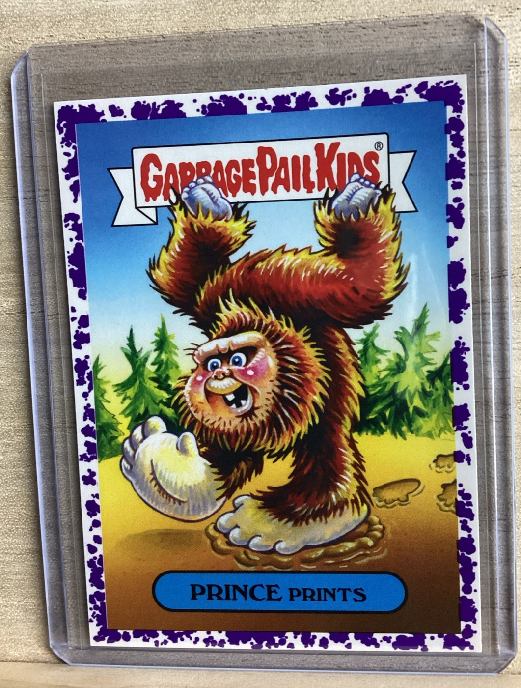 2018 Topps Garbage Pail Kids - Prince Prints - Purple