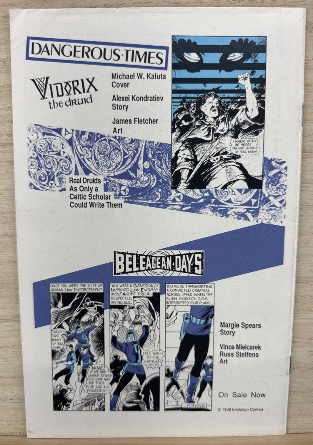 New Frontiers Featuring Action Master & Green Ghost #1 - 1991 - Evolution Comic