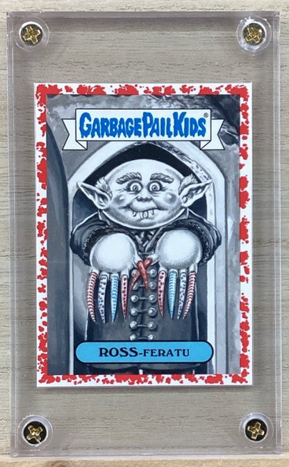 2018 Topps Garbage Pail Kids - Ross Feratu - Red 12/75