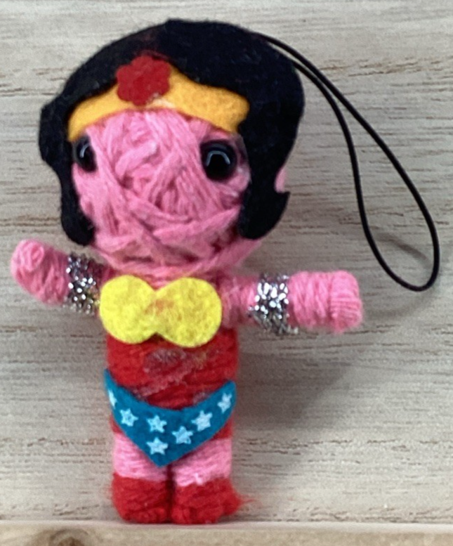 DC Wonder Woman Super Hero Voodoo String Doll