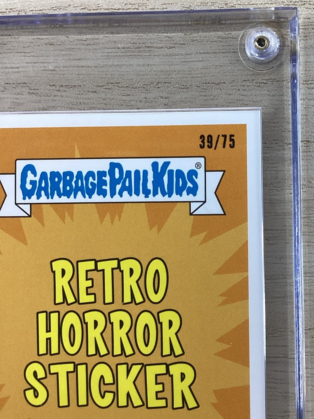 2018 Topps Garbage Pail Kids - Dean of the Dead - Red 39/75