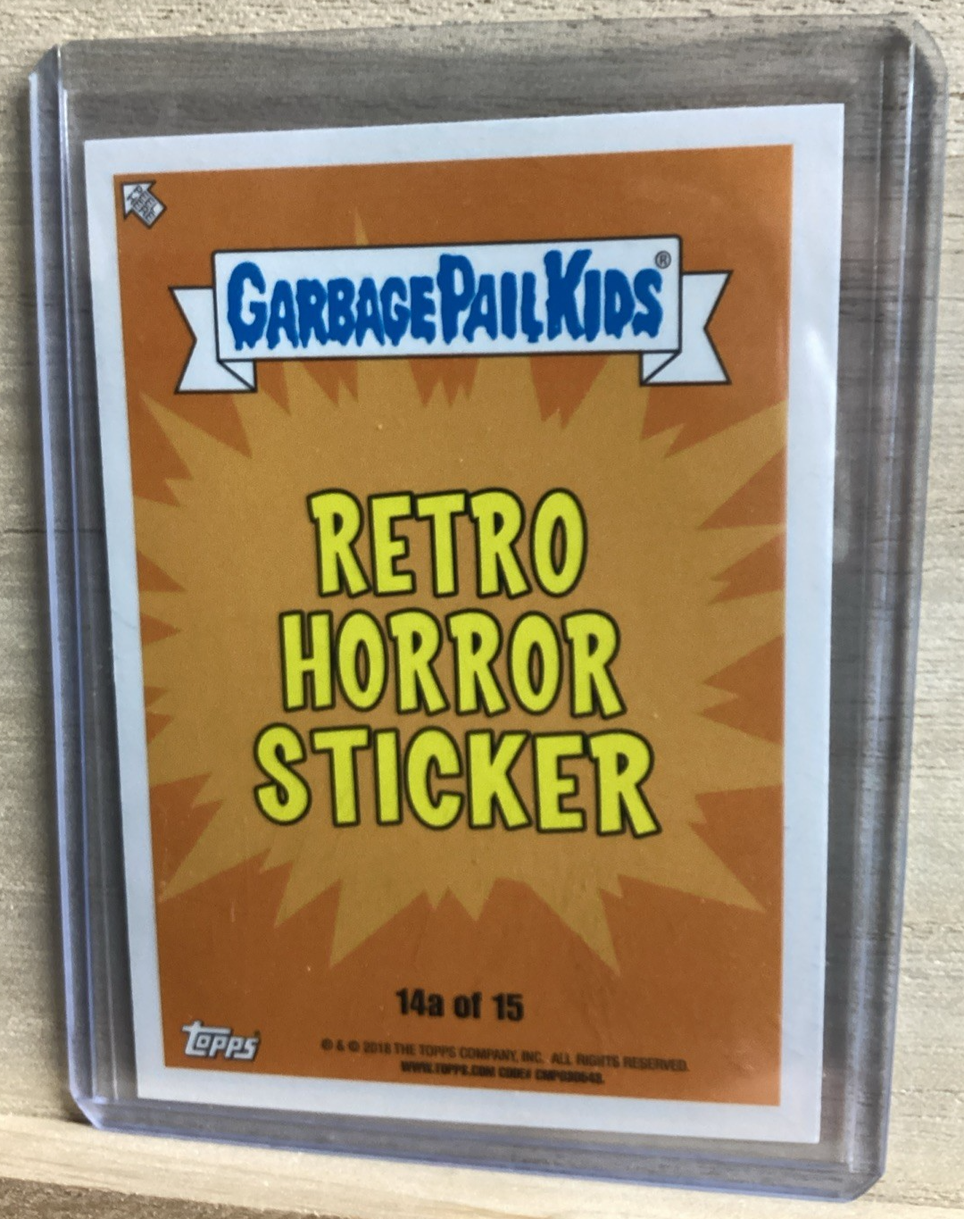 2018 Topps Garbage Pail Kids - Legendary Gary