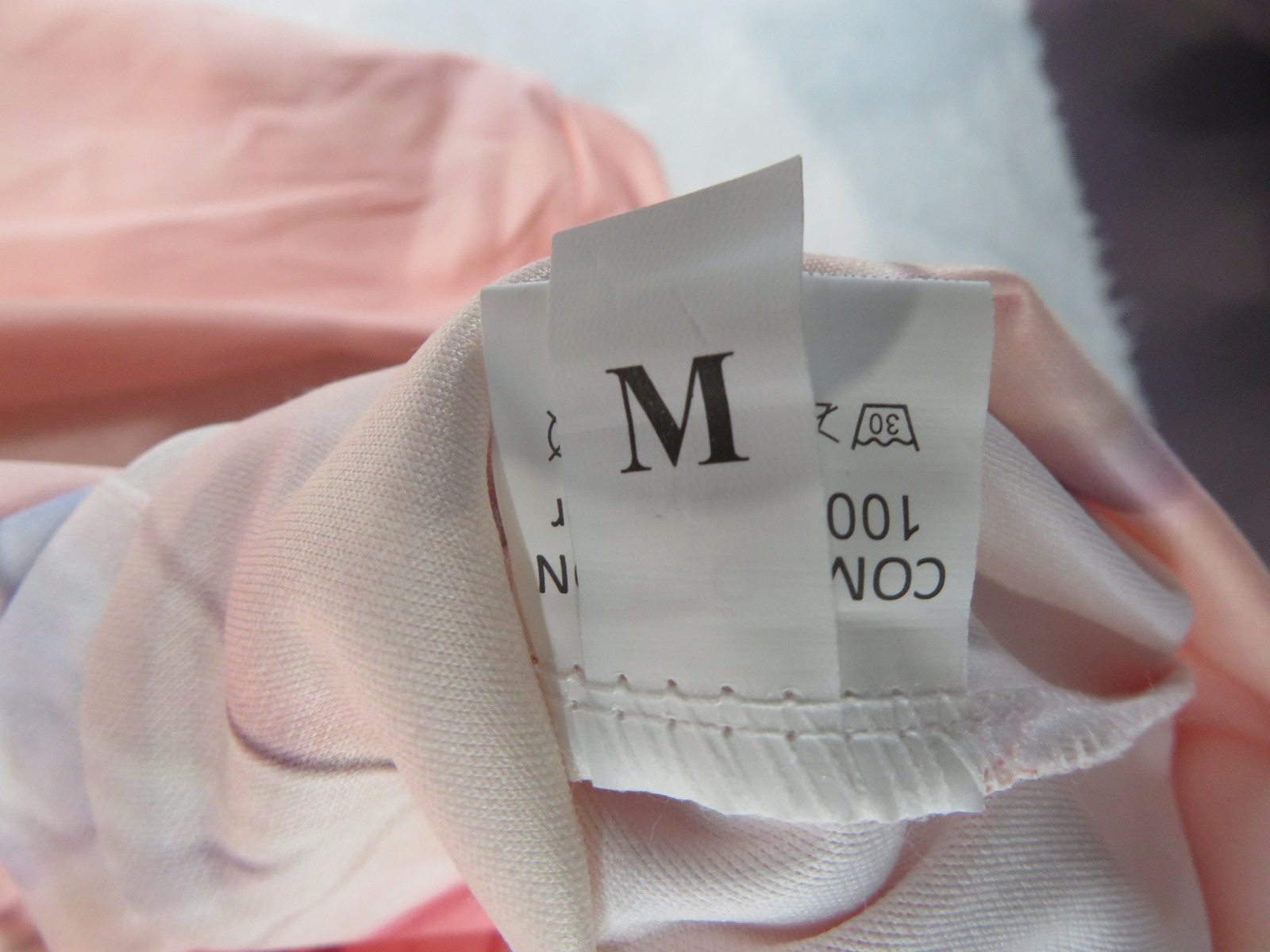 BTS Peach/Pink Color Long Sleeve Hoodie - Size Medium
