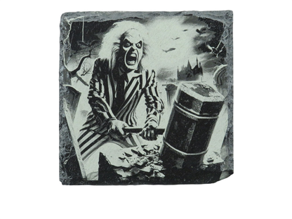 Laser Engraved Slate Coaster - BG2