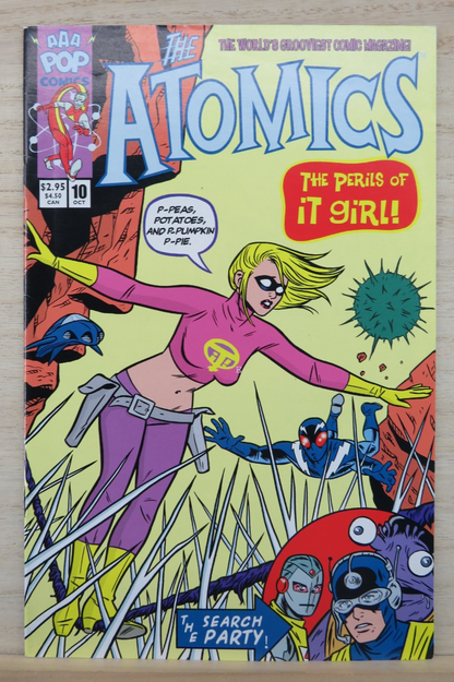 THE ATOMICS #10 - Oct 2000 - AAA Pop Comic