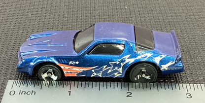 Hot Wheels Chevrolet Camaro Z28 Blue Stars & Stripes Diecast Car