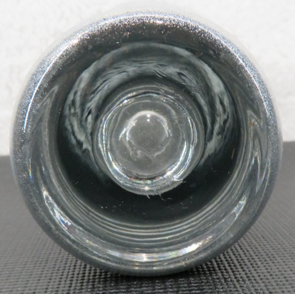 Universal Studios Silver Alloy Men In Black MIB Alien Attack Fluted Drink Glass