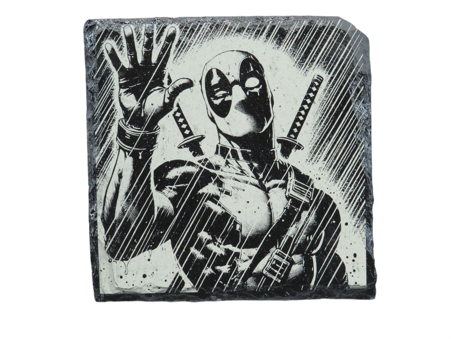 Laser Engraved Slate Coaster - MV6