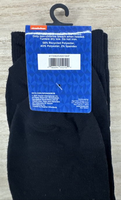 Nickelodeon SpongeBob SquarePants Socks - Shoe Size 6.5-12