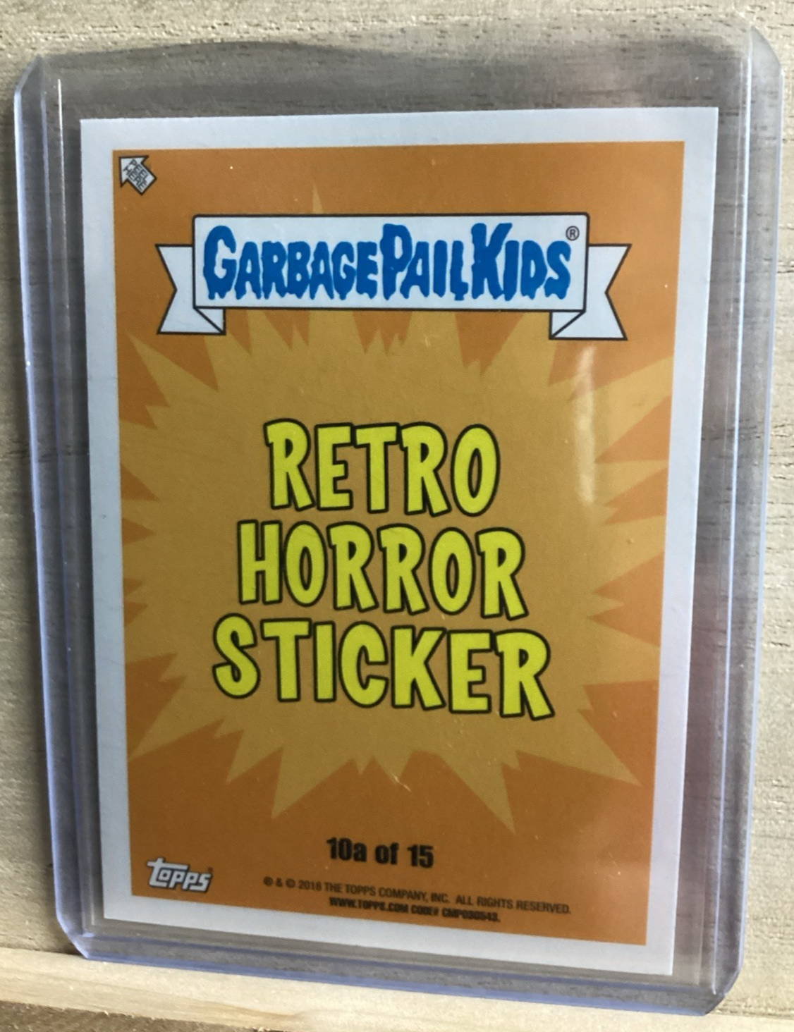 2018 Topps Garbage Pail Kids - Amy T Ville - Yellow