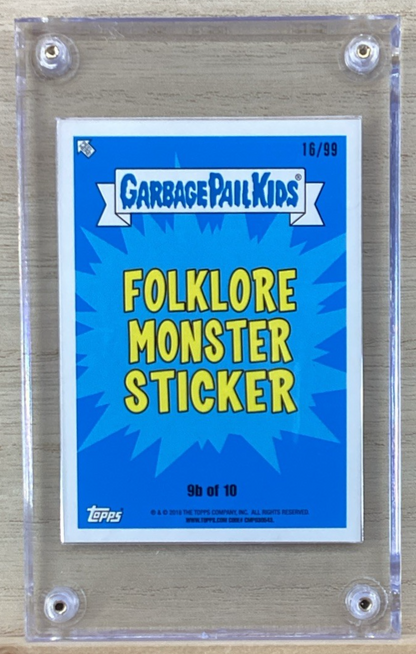 2018 Topps Garbage Pail Kids - Snake Pit Pat - Blue 16/99