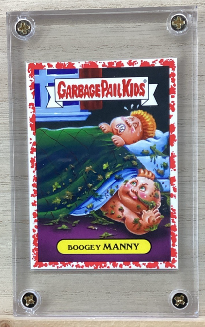 2018 Garbage Pail Kids - Boogey Manny - Red 16/75
