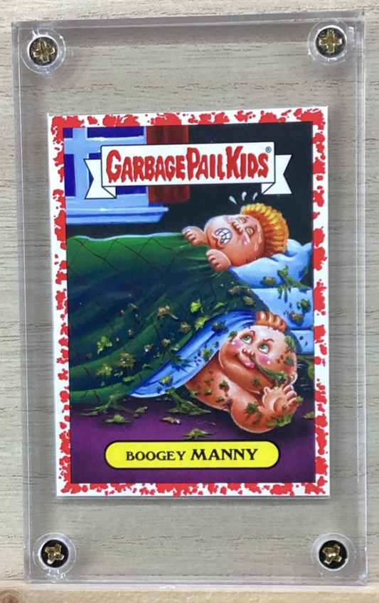2018 Garbage Pail Kids - Boogey Manny - Red 16/75