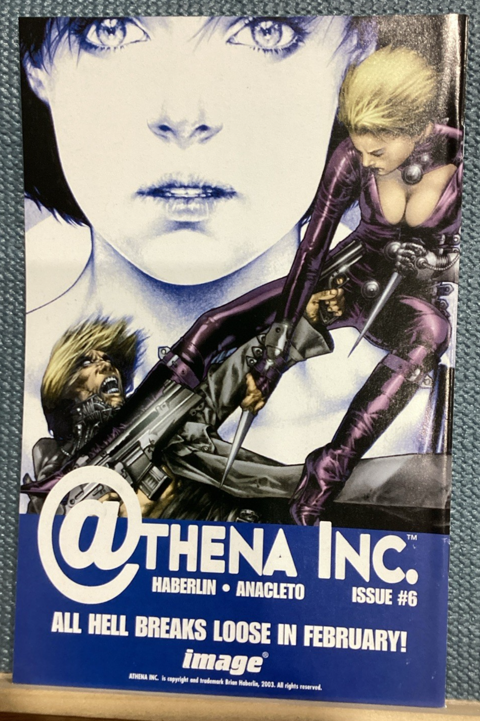 ATHENA INC - THE MANHUNTER PROJECT #5 - Image Comic - 2002