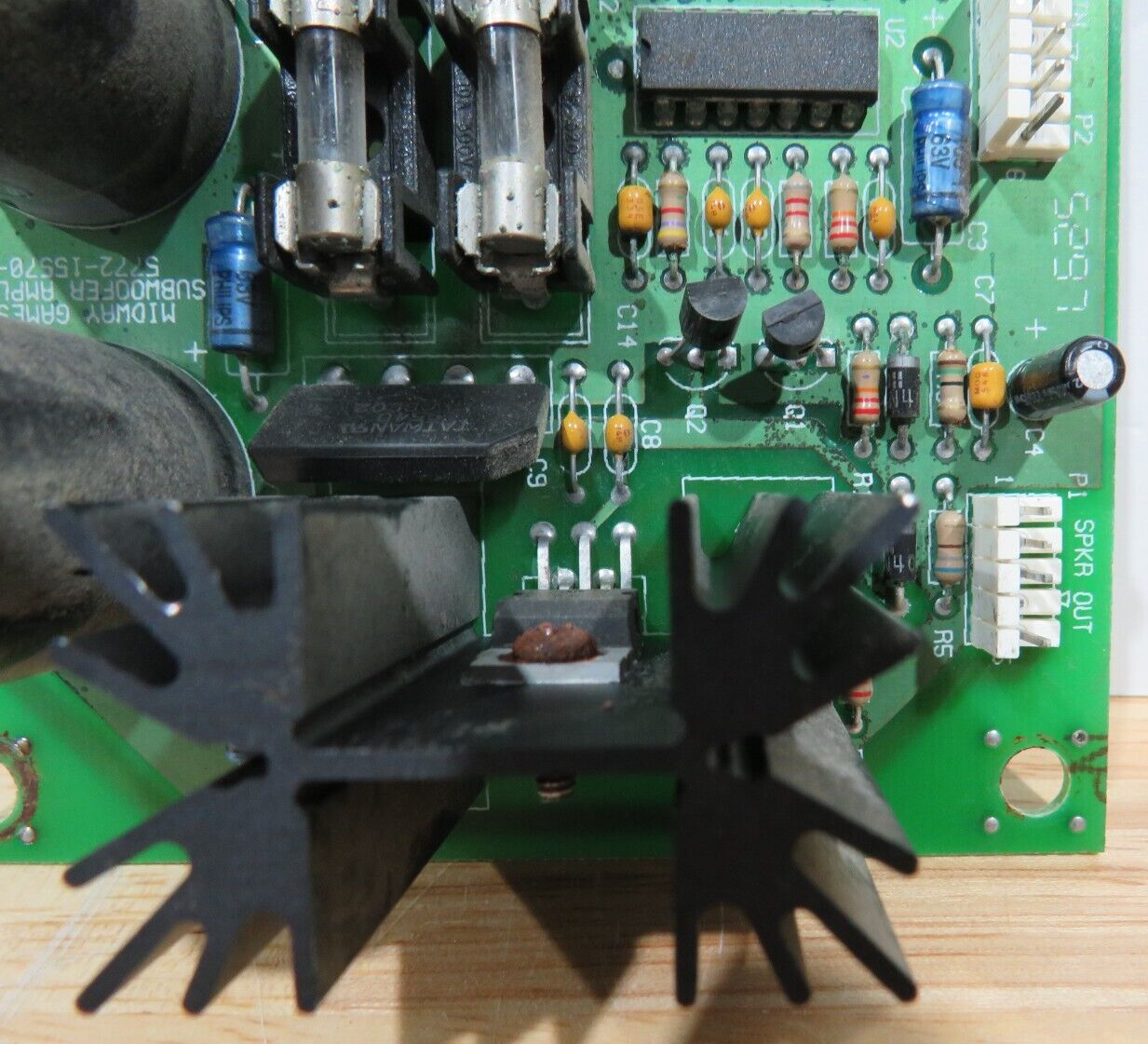 Midway Games Subwoofer Amp PCB 5772-15570-01
