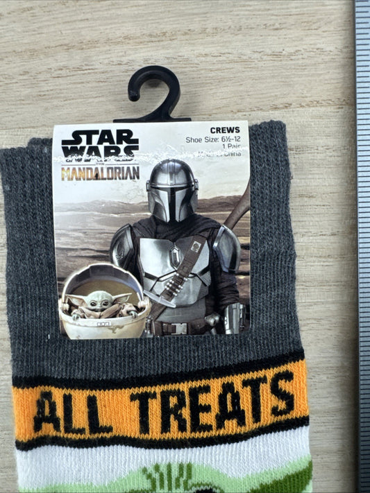 Star Wars The Mandalorian Socks - Shoe Size 6.5-12
