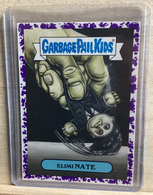 2018 Topps Garbage Pail Kids - Elimi Nate - Purple