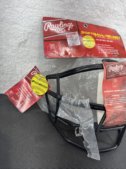 RAWLINGS SOFTBALL HELMET FACE GUARD SBRWG NOCSAE