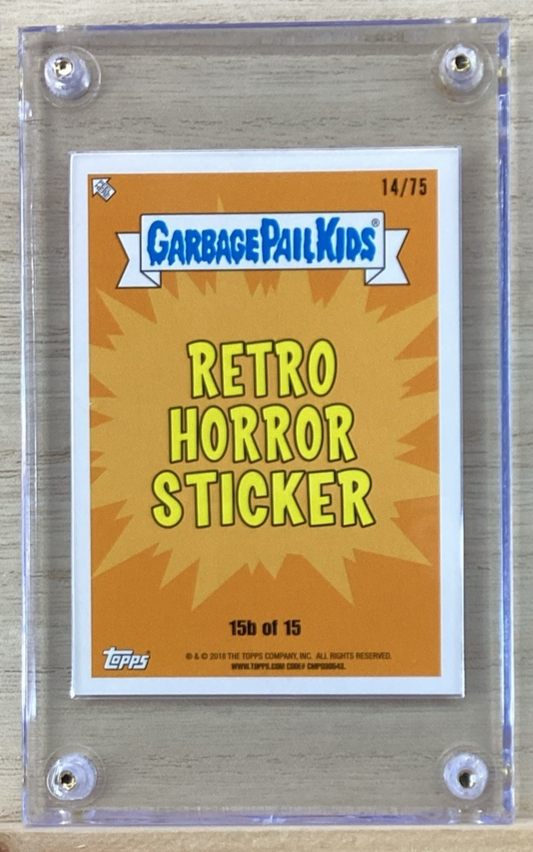 2018 Topps Garbage Pail Kids - Veggie Reggie - Red 14/75