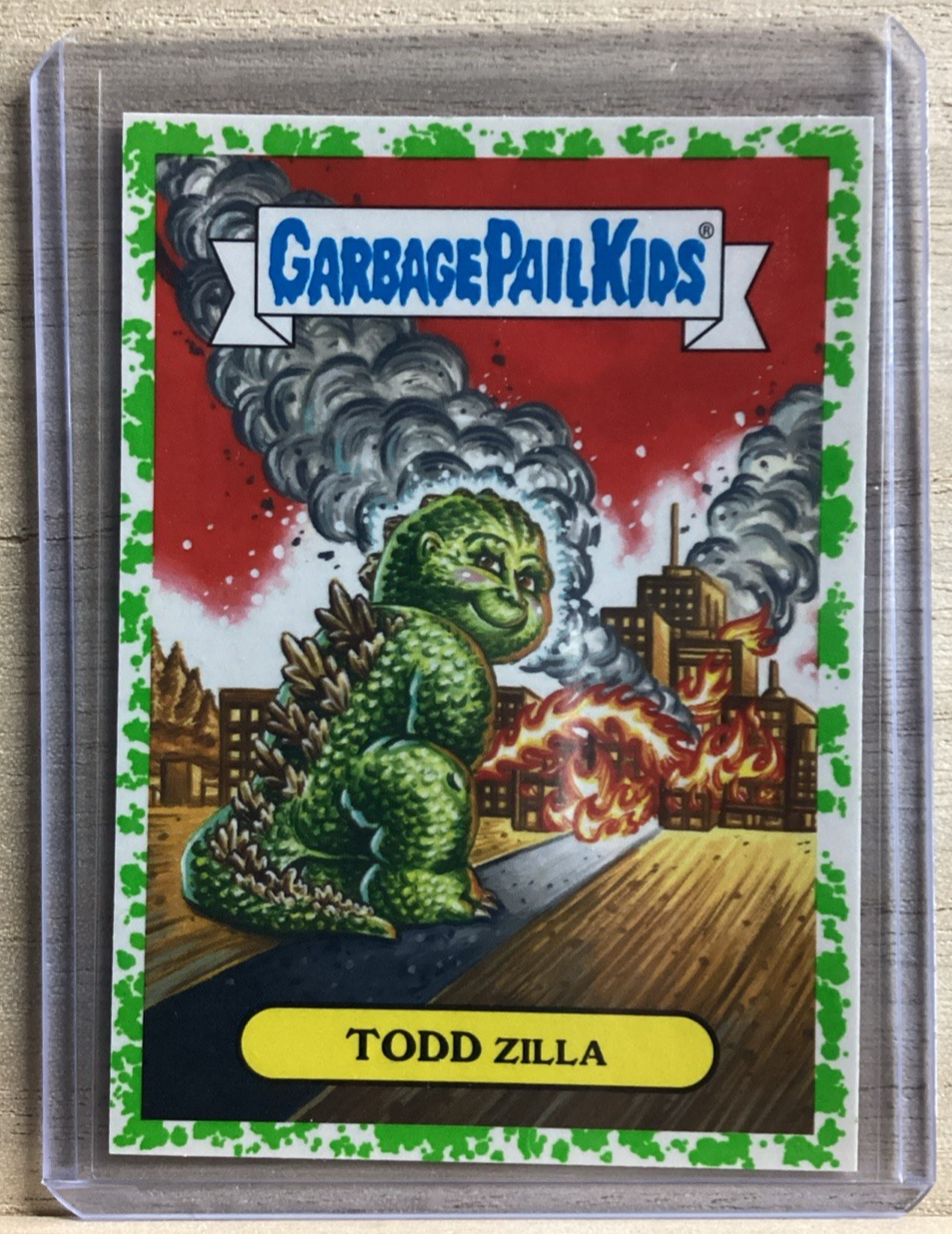 2018 Topps Garbage Pail Kids - Todd Zilla - Green