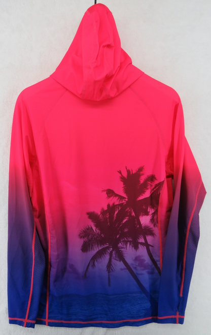 FXR Racing Women's Razz Tropics Rush Air UPF Sunshield Pullover Hoody - SP