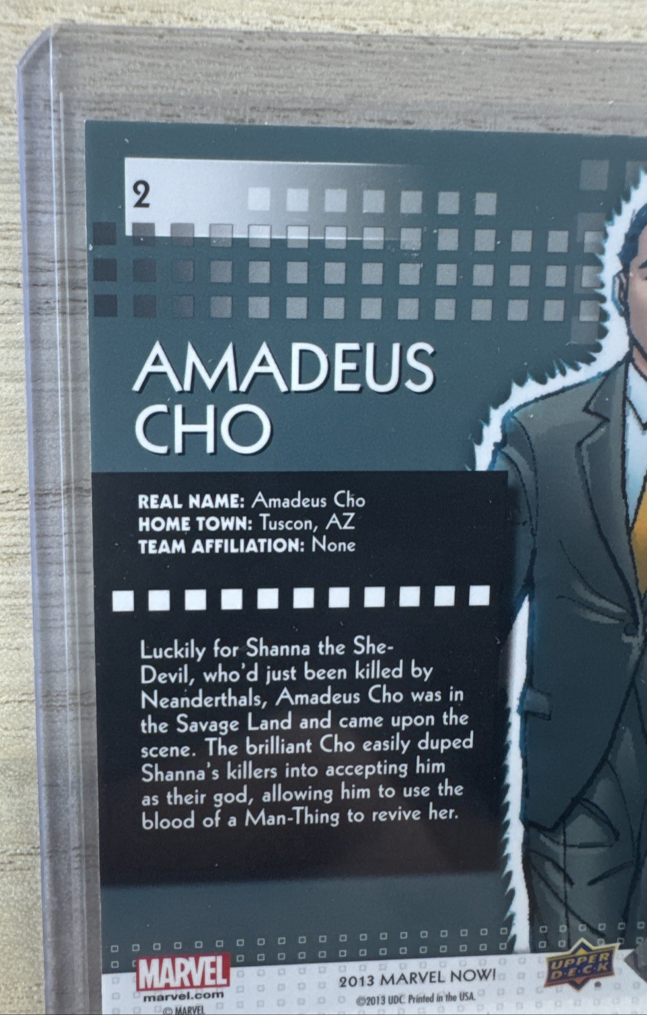 2013 Upper Deck Marvel Now SILVER - #2 Amadeus Cho
