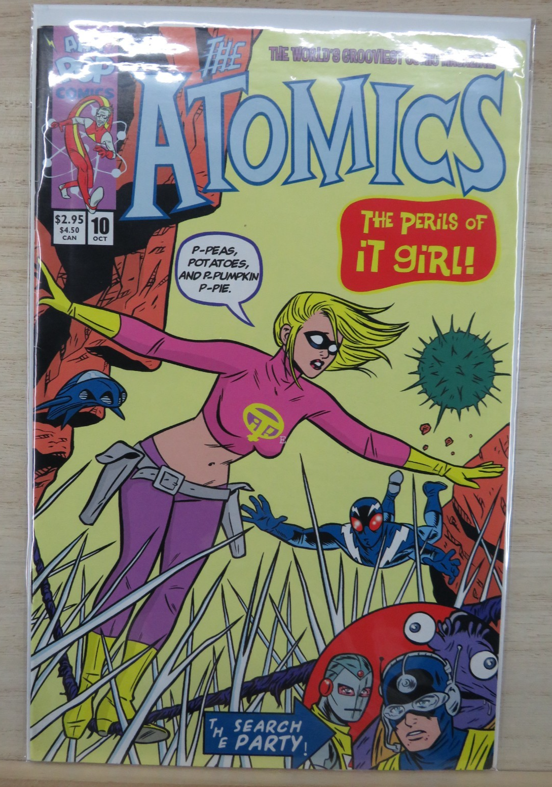 THE ATOMICS #10 - Oct 2000 - AAA Pop Comic