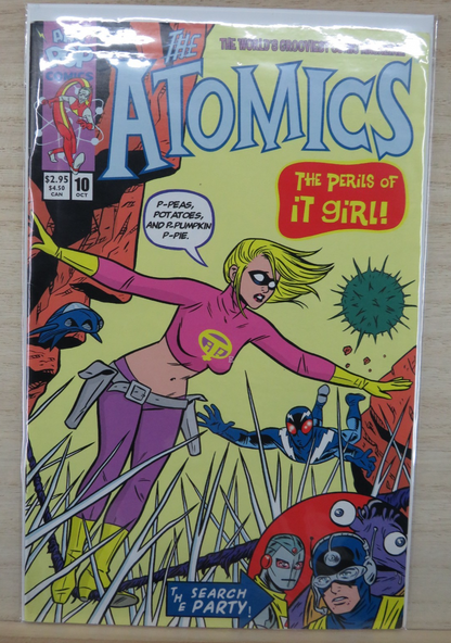 THE ATOMICS #10 - Oct 2000 - AAA Pop Comic