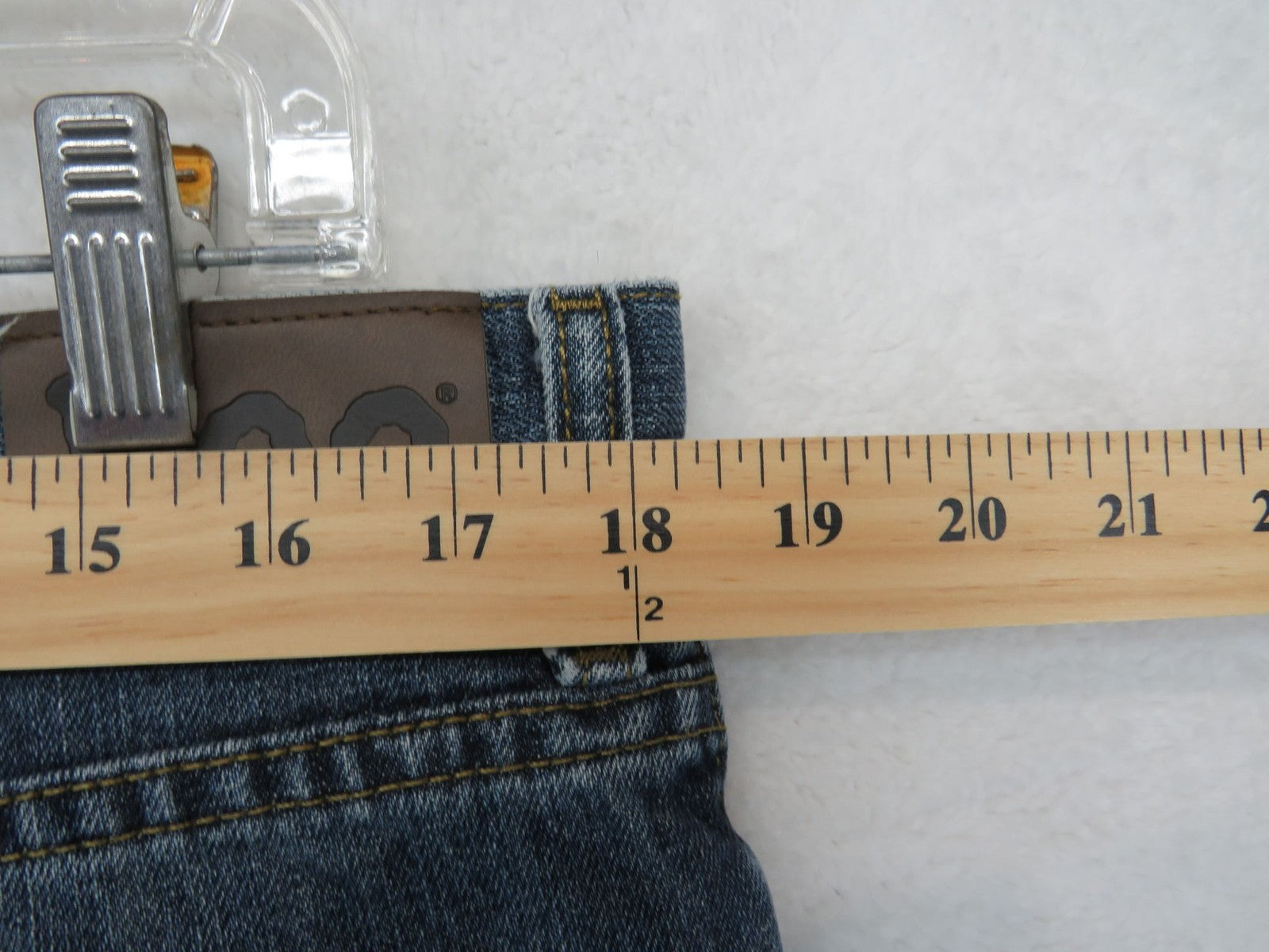 Lee Jeans Mens 36x30 Relaxed Fit Blue Straight Leg Denim Pants Classic Pocket