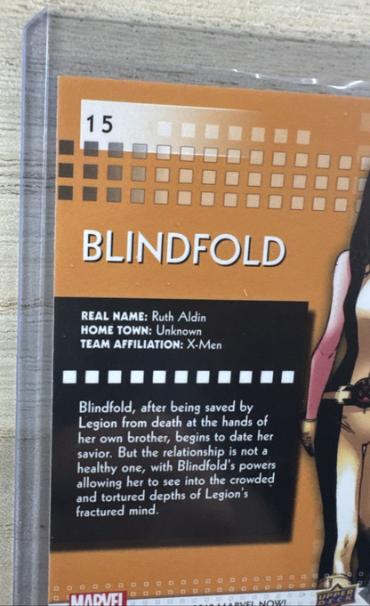 2013 Upper Deck Marvel Now SILVER - #15 Blindfold