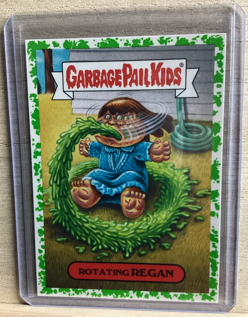 2018 Topps Garbage Pail Kids - Rotating Regan - Green