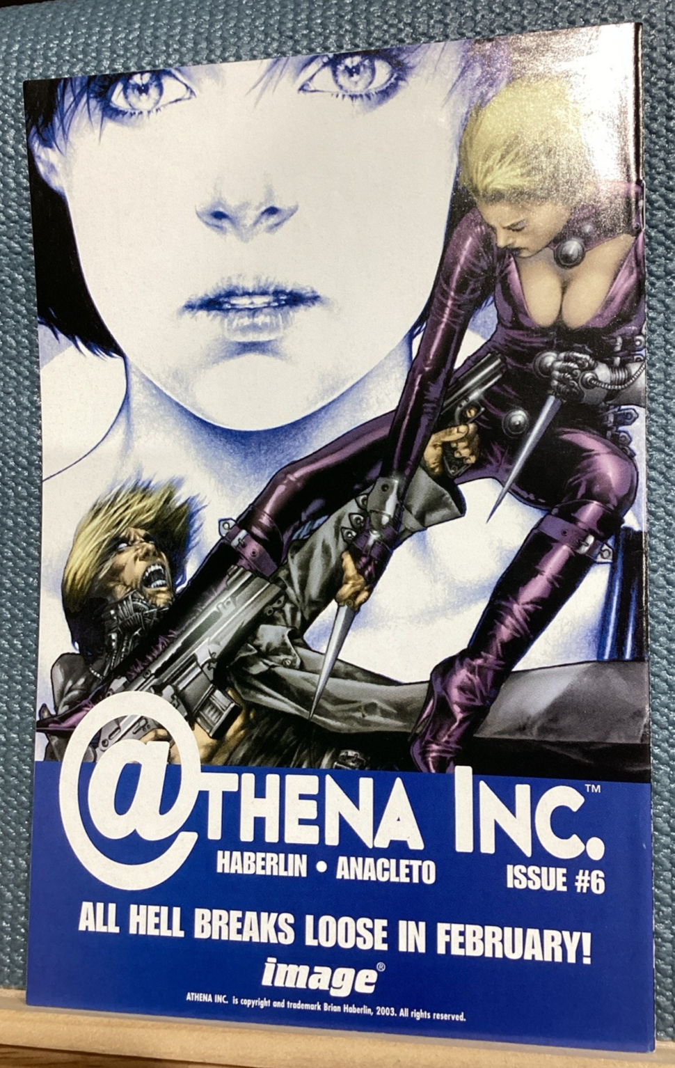 Athena Inc. Manhunter Project #5 Cover B - Image Comic - 2002